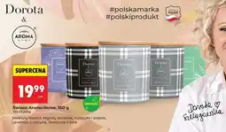 Biedronka Świeca zapachowa mglisty poranek Aroma Home & Dorota oferta