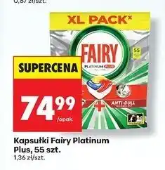 Biedronka Kapsułki do zmywarki lemon Fairy Platinum Plus oferta
