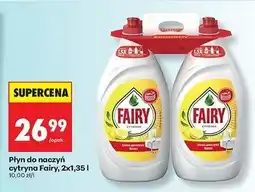 Biedronka Płyn do mycia naczyń lemon Fairy oferta