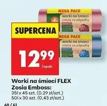 Biedronka Worki na śmieci 50l Zosia Samosia oferta