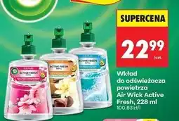 Biedronka Odświeżacz powietrza kwiat wiśni i soczyste maliny Air Wick Active Fresh oferta