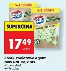 Biedronka Kostka do wc fresh breeze Agent Max Inspired By Nature oferta