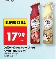 Biedronka Odświeżacz powietrza vanilla cookie Ambi Pur Freshelle oferta