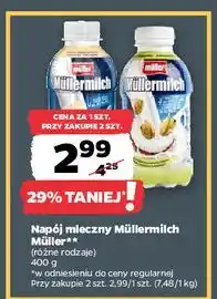 Netto Napój mleczny biała czekolada i orzech macadamia Mullermilch Limited oferta