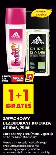 Biedronka Dezodorant Adidas Men Pure Game oferta
