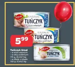 Netto Tuńczyk w wodzie z oliwą oliwek Graal oferta