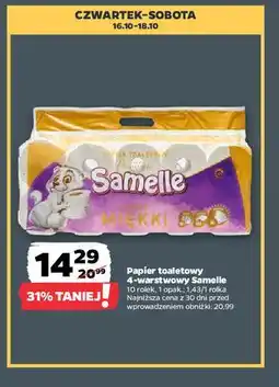 Netto Papier toaletowy Samelle oferta