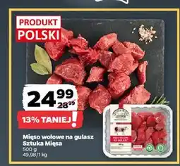 Netto Mięso wołowe na gulasz Sztuka Mięsa Netto oferta
