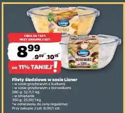 Netto Filety śledziowe w sosie śmietanowym Lisner oferta