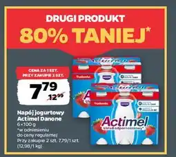 Netto Jogurt truskawka Danone Actimel oferta