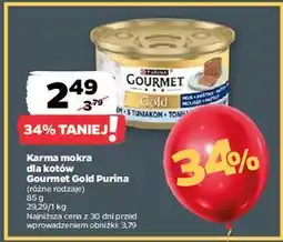 Netto Karma dla kota z tuńczykiem Purina Gourmet Gold oferta