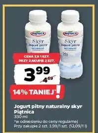 Netto Jogurt pitny naturalny Piątnica Skyr oferta