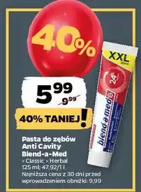 Netto Pasta do zębów fresh mint Blend-A-Med Anti-Cavity oferta