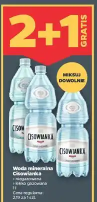 Netto Woda lekki gaz Cisowianka oferta