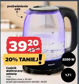 Netto Czajnik szklany 1.7 l 2200 w Smarty oferta