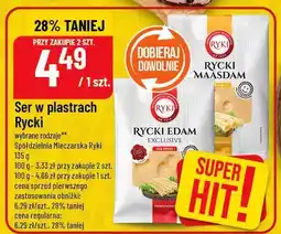 Polomarket Ser w plastrach Rycki (Rycki Edam, Rycki Maasdam) 135g oferta