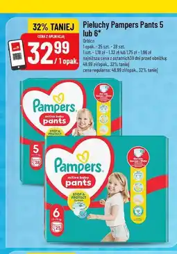 Polomarket Pieluchy Pampers Pants 5 lub 6 oferta