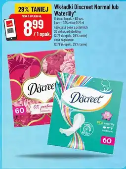 Polomarket Wkładki Discreet Normal lub Waterlily oferta