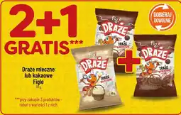 Polomarket Draże mleczne lub kakaowe Figle (70g) oferta
