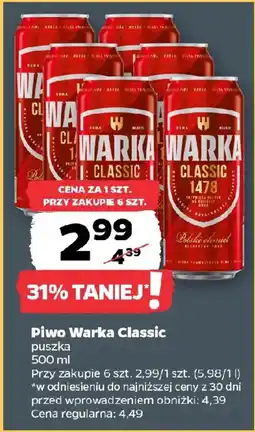 Netto Piwo Warka Classic oferta