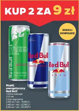 Netto Napój energetyczny Red Bull oferta