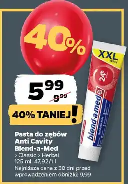 Netto Pasta do zębów anti cavity blend-a-med oferta