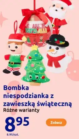 Action Bombka niespodzianka z zawieszką świąteczną oferta