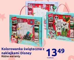 Action Kolorowanka świąteczna z naklejkami Disney oferta