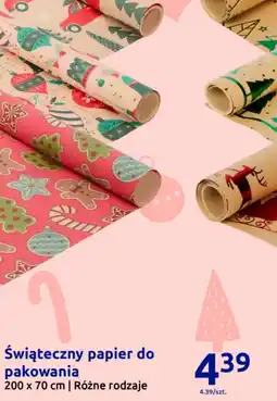 Action Świąteczny papier do pakowania oferta
