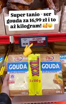 Lidl Ser Gouda XXL 1 kg Pilos oferta