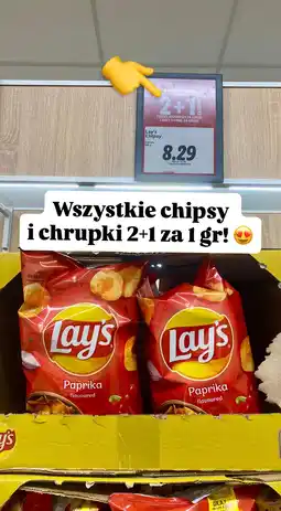 Lidl Chipsy wszystkie rodzaje Lay's oferta
