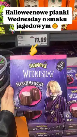 Lidl Pianki o smaku jagodowym Halloween Wednesday oferta