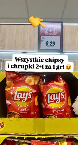 Lidl Chipsy papryka Lay's oferta