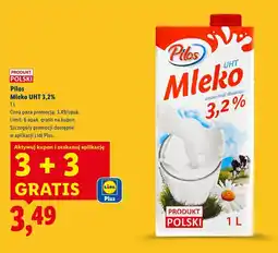 Lidl Mleko UHT 3,2% Pilos oferta