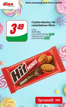 Dino Ciastka Markizy czekoladowe Minis Hit oferta