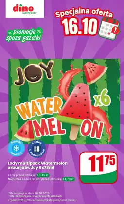Dino Lody Watermelon arbuz jabłko 6-pak Joy oferta