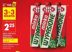 Biedronka Mleko UHT Wypasione 3,2% Mlekovita oferta
