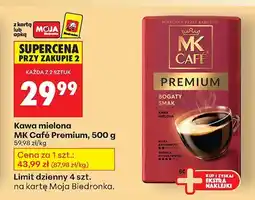 Biedronka Kawa mielona Premium MK Cafe oferta
