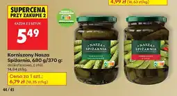 Biedronka Korniszony delikatesowe Nasza Spiżarnia oferta