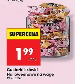 Biedronka Cukierki krówki Halloweenowe na wagę Biedronka oferta