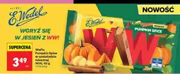 Biedronka Wafle Pumpkin Spice WW w czekoladzie mlecznej E.Wedel oferta