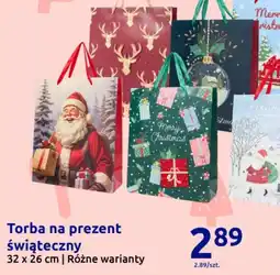 Action Torba na prezent świąteczny oferta