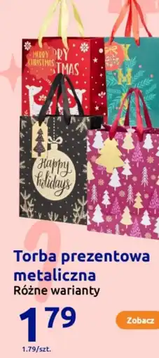 Action Torba prezentowa metaliczna oferta