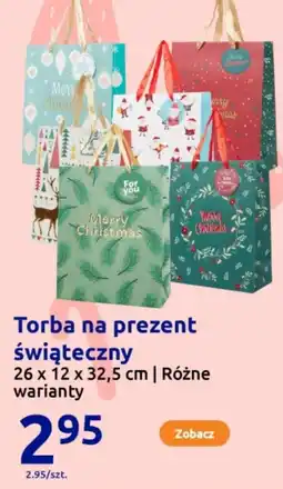 Action Torba na prezent świąteczny oferta
