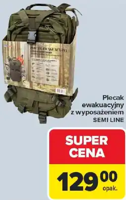 Carrefour Plecak ewakuacyjny z wyposażeniem SEMI LINE oferta