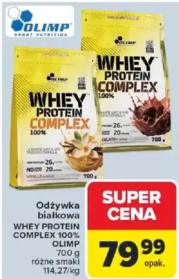 Carrefour Odżywka białkowa WHEY PROTEIN COMPLEX 100% OPLIM oferta