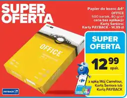 Carrefour Papier do ksero A4 OFFICE oferta