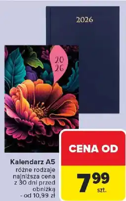 Carrefour Kalendarz A5 oferta
