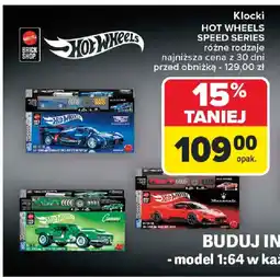 Carrefour Klocki HOT WHEELS SPEED SERIES oferta