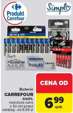 Carrefour Baterie CARREFOUR SIMPL oferta